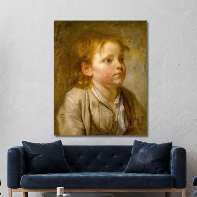 Head Of A Young Boy 2 Jean-Baptiste Greuze jbg24 canvas print 