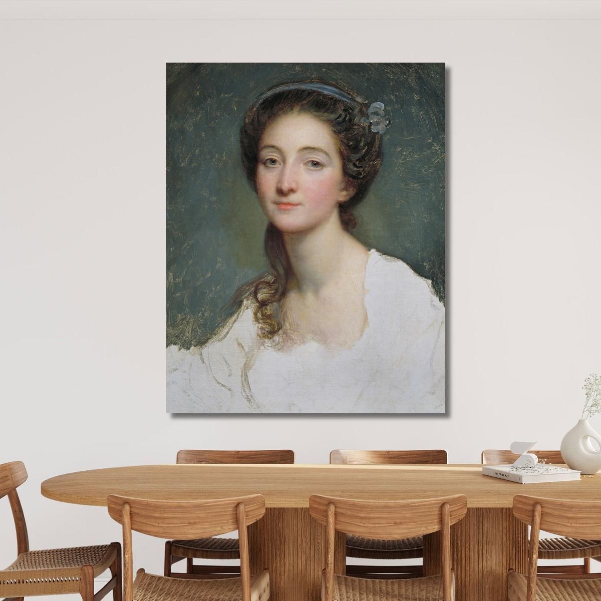 Portrait Of A Woman 2 Jean-Baptiste Greuze jbg45 canvas print 