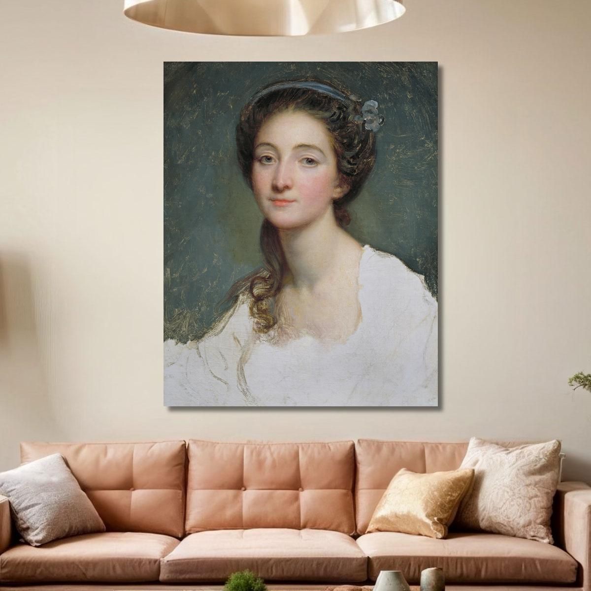 Portrait Of A Woman 2 Jean-Baptiste Greuze jbg45 canvas print 