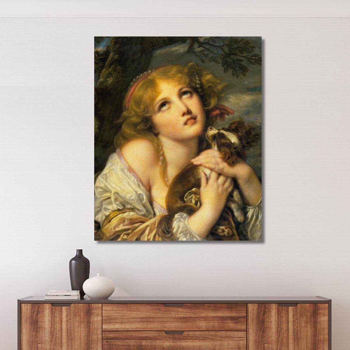 The Souvenir Jean-Baptiste Greuze jbg71 canvas print 