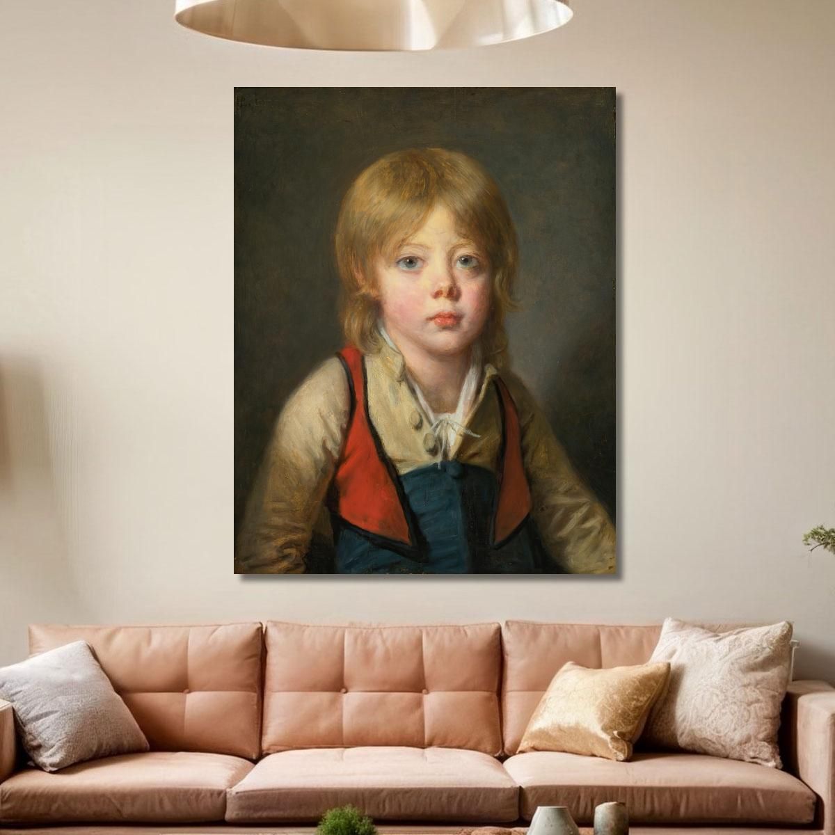 Young Peasant Boy Jean-Baptiste Greuze jbg77 canvas print 