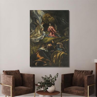 Agony In The Garden El Greco (Domenikos Theotokopoulos) egr1 canvas print 