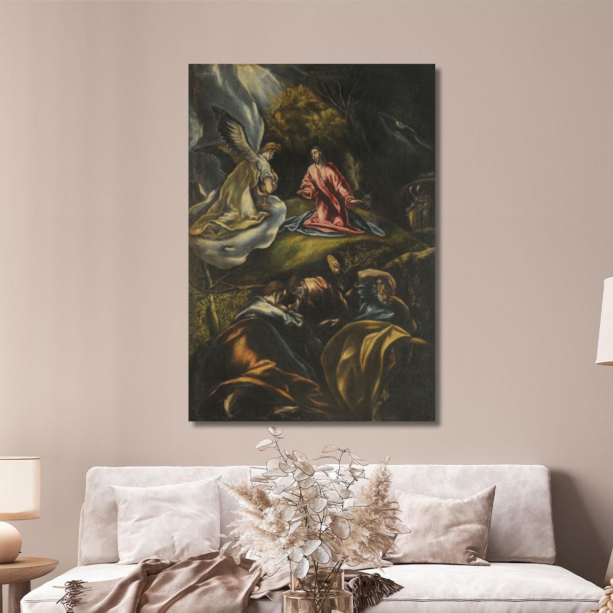 Agony In The Garden El Greco (Domenikos Theotokopoulos) egr1 canvas print 