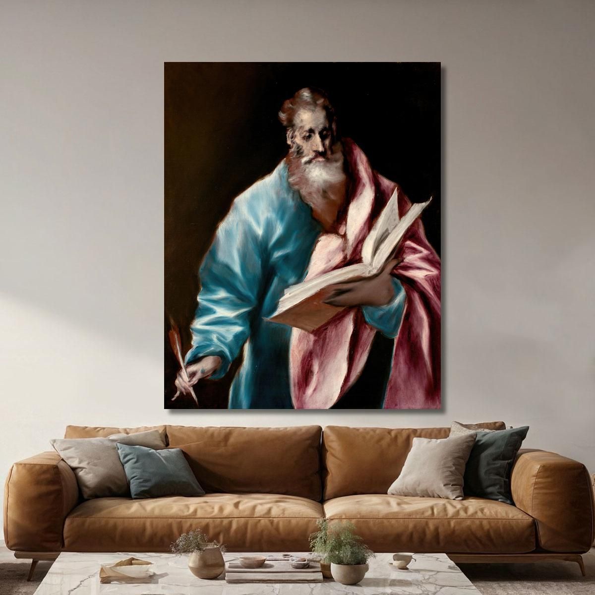 Apostle Saint Matthew El Greco (Domenikos Theotokopoulos) egr2 canvas print 