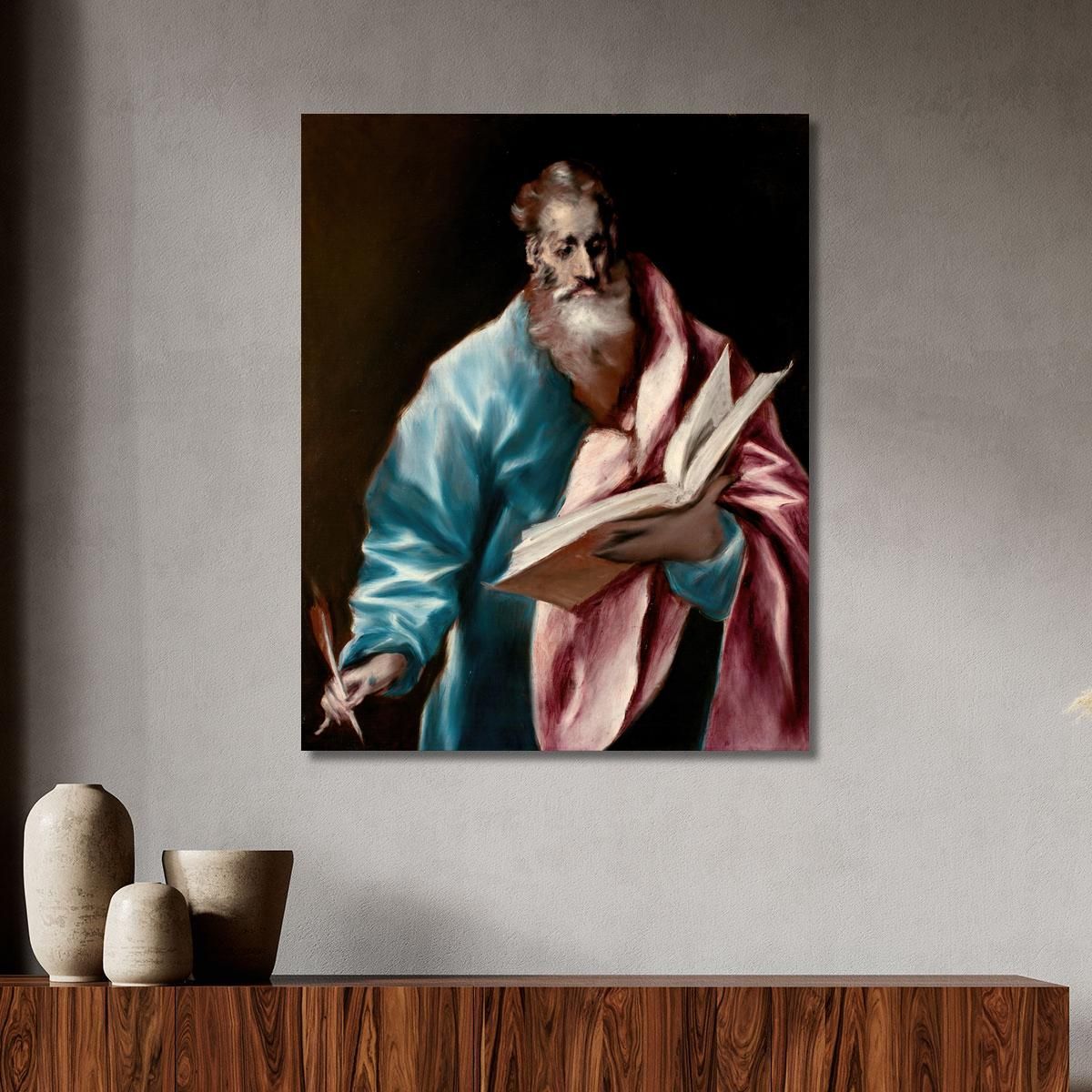 Apostle Saint Matthew El Greco (Domenikos Theotokopoulos) egr2 canvas print 