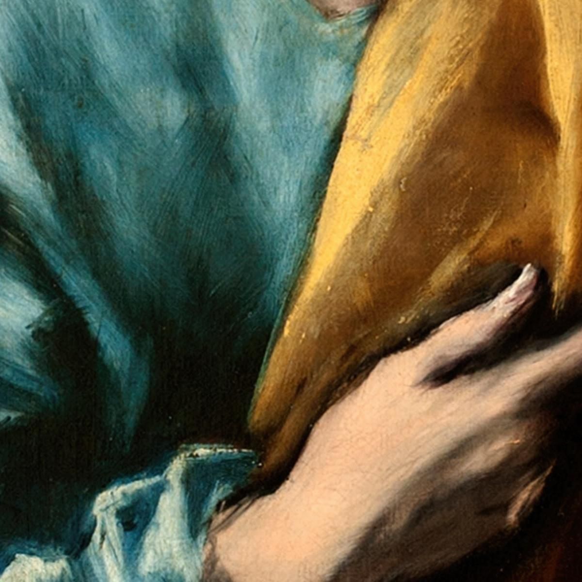 Apostle Saint Peter El Greco (Domenikos Theotokopoulos) egr4 canvas print