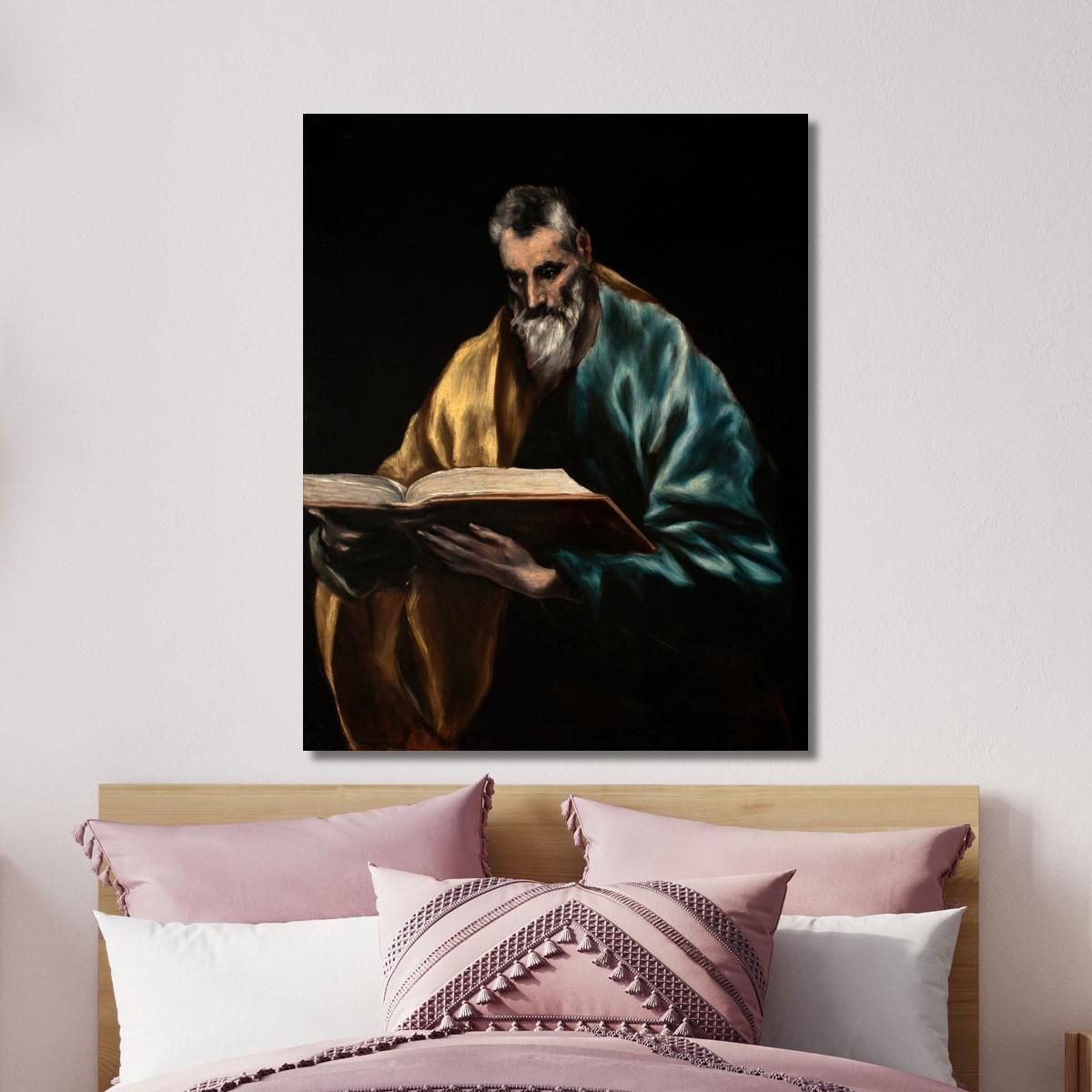Apostle Saint Simon El Greco (Domenikos Theotokopoulos) egr5 canvas print 