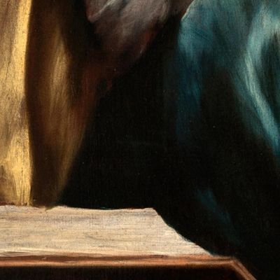 Apostle Saint Simon El Greco (Domenikos Theotokopoulos) egr5 canvas print