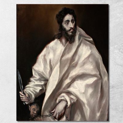 Bartholomew The Apostle El Greco (Domenikos Theotokopoulos) egr8 canvas print 