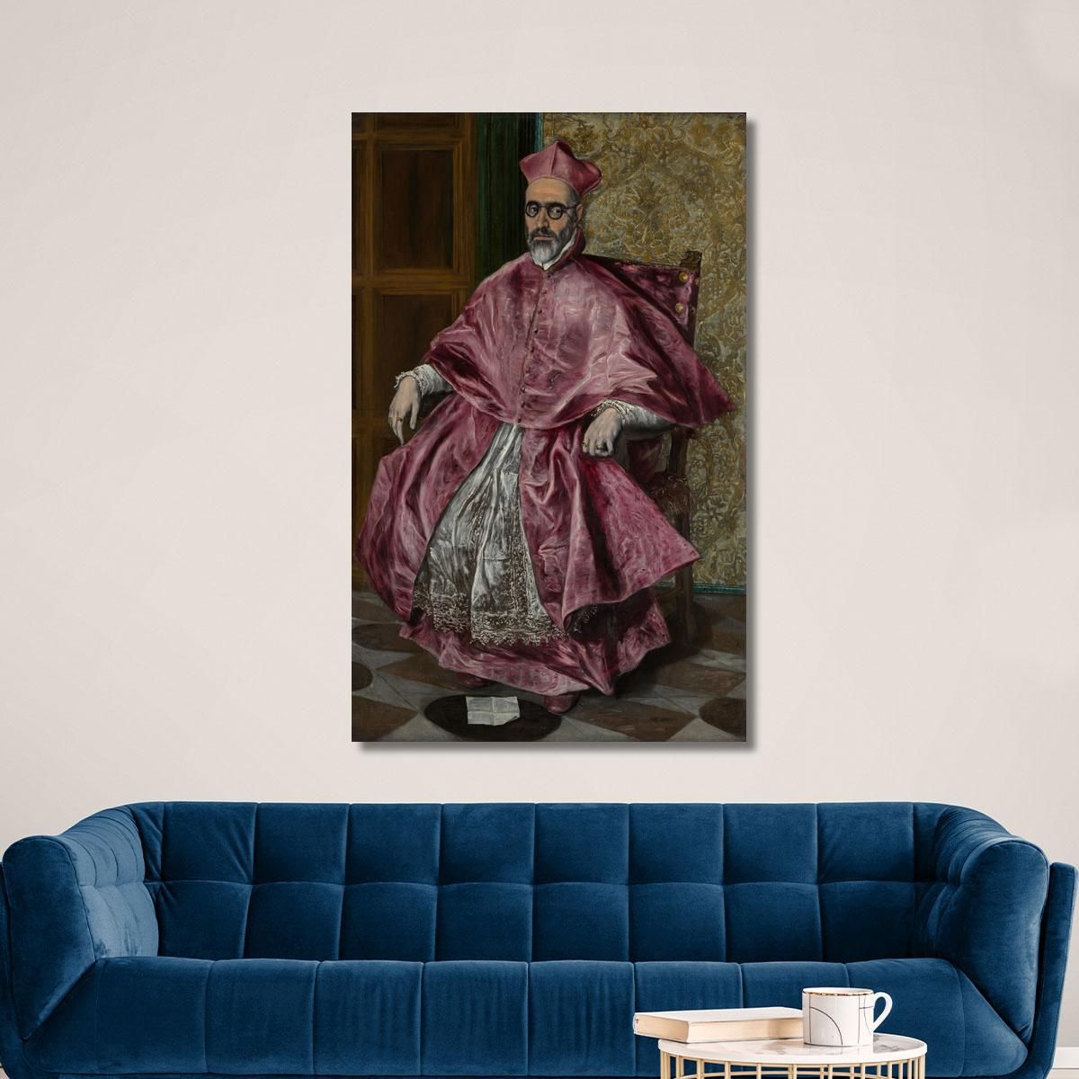 Cardinal Fernando Niño De Guevara (1541–1609) El Greco (Domenikos Theotokopoulos) egr9 canvas print 