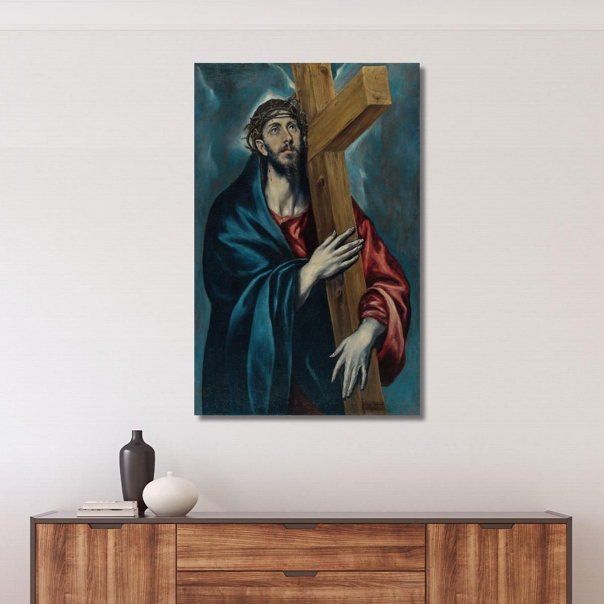 Christ Carrying The Cross 2 El Greco (Domenikos Theotokopoulos) egr12 canvas print 