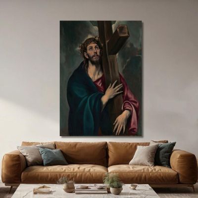 Christ Carrying The Cross El Greco (Domenikos Theotokopoulos) egr13 canvas print 