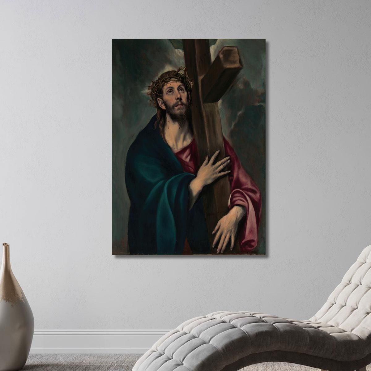 Christ Carrying The Cross El Greco (Domenikos Theotokopoulos) egr13 canvas print 