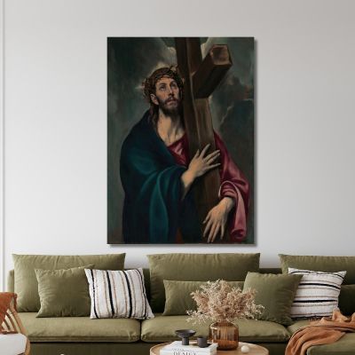 Christ Carrying The Cross El Greco (Domenikos Theotokopoulos) egr13 canvas print 