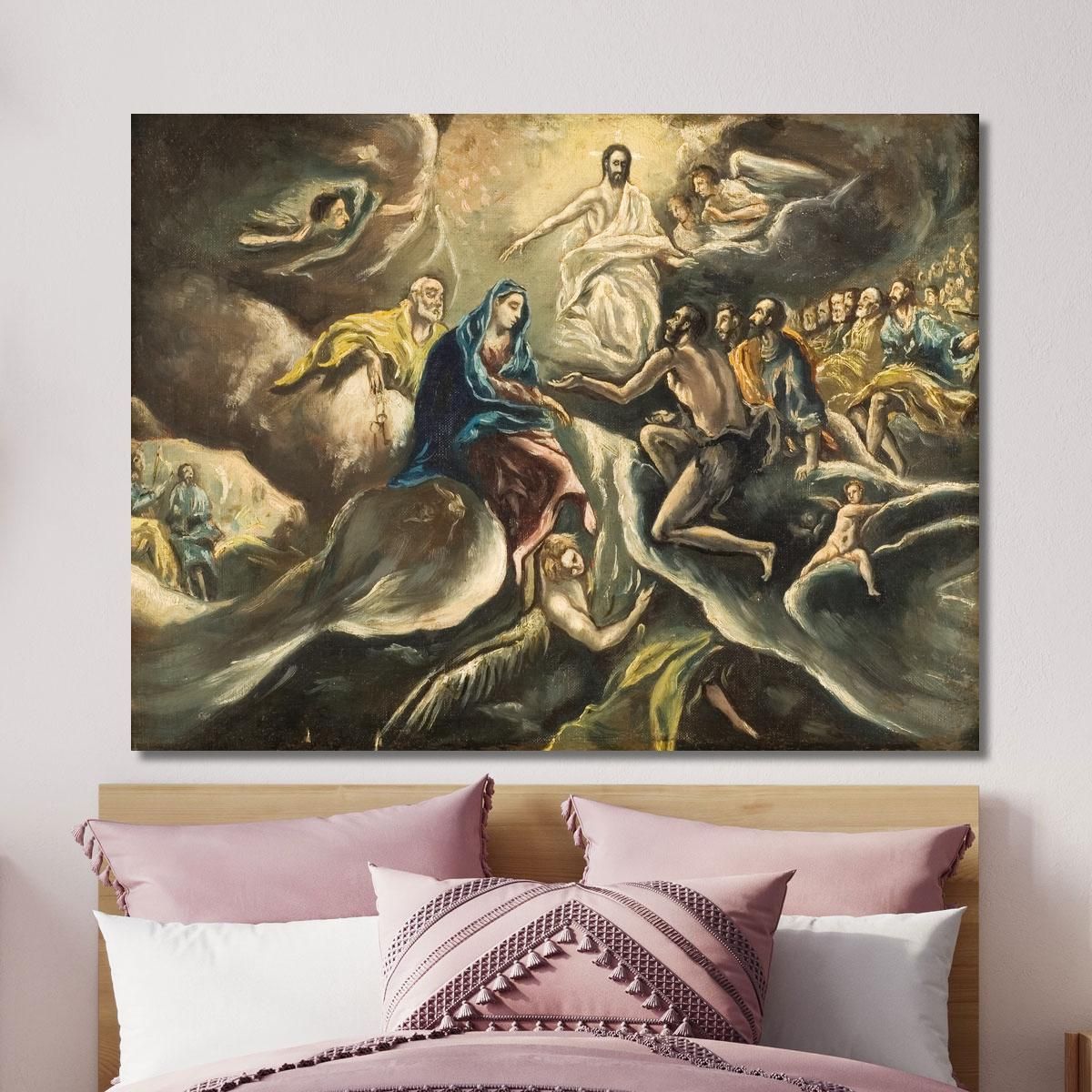 The Burial Of The Count Of Orgaz El Greco (Domenikos Theotokopoulos) egr19 canvas print 