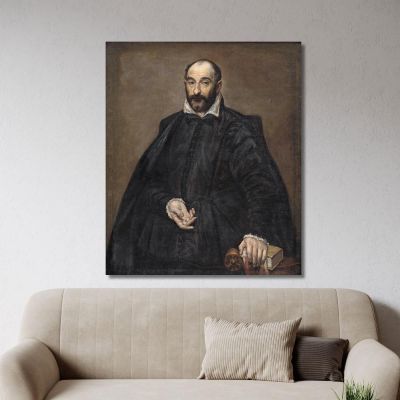 Portrait Of A Man El Greco (Domenikos Theotokopoulos) egr25 canvas print 