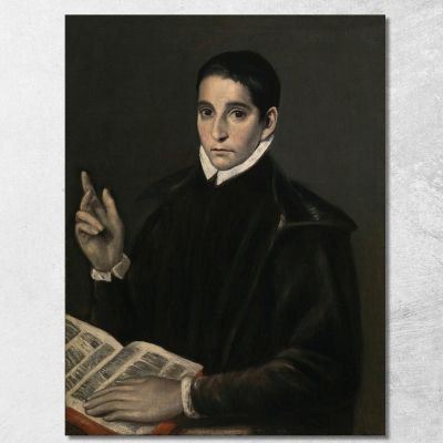 Portrait Of A Young Man Traditionally Identified As Saint Aloysius (Luigi) Gonzaga El Greco (Domenikos Theotokopoulos) egr26 ca