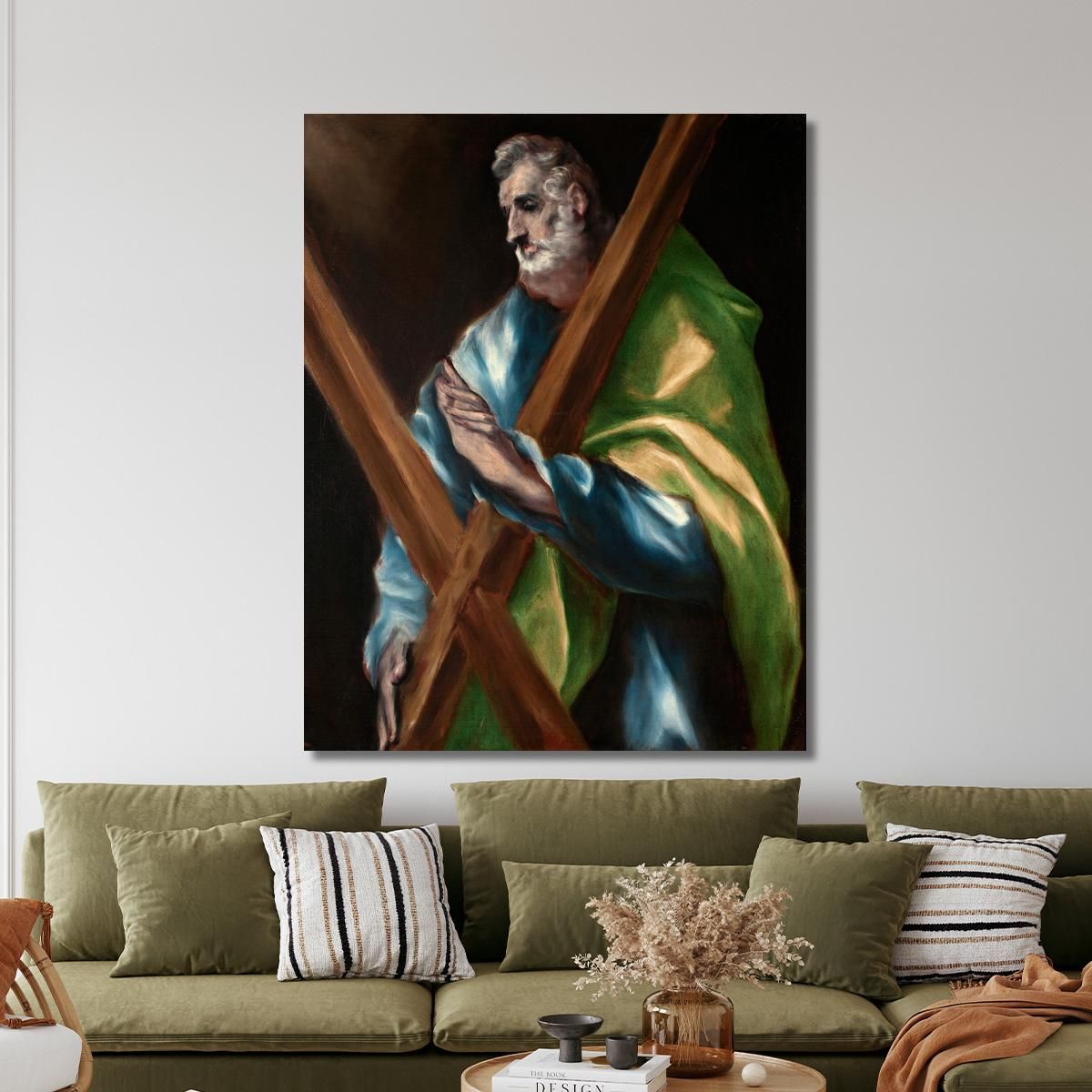 Saint Andrew El Greco (Domenikos Theotokopoulos) egr31 canvas print 