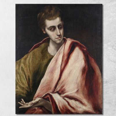 St. John El Greco (Domenikos Theotokopoulos) egr47 canvas print 