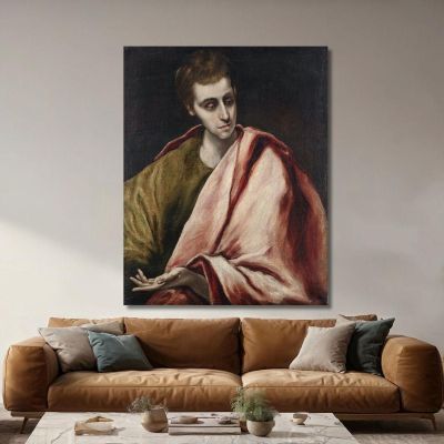 St. John El Greco (Domenikos Theotokopoulos) egr47 canvas print 