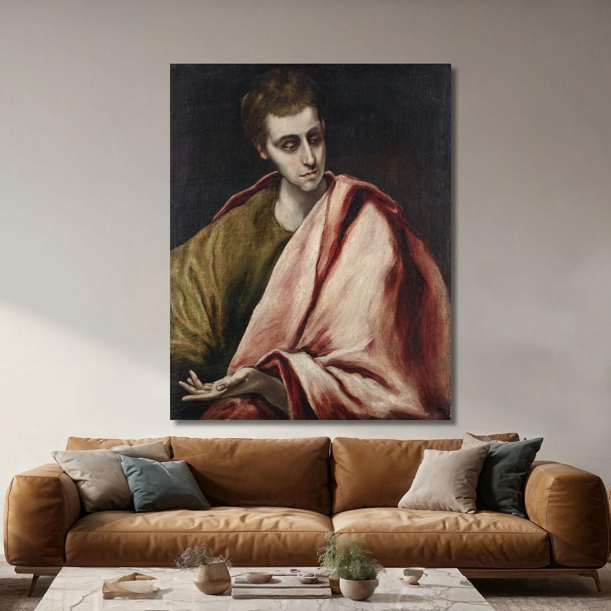 St. John El Greco (Domenikos Theotokopoulos) egr47 canvas print 