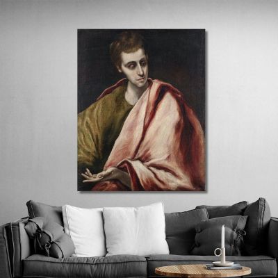 St. John El Greco (Domenikos Theotokopoulos) egr47 canvas print 