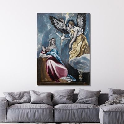 The Annunciation 2 El Greco (Domenikos Theotokopoulos) egr54 canvas print 