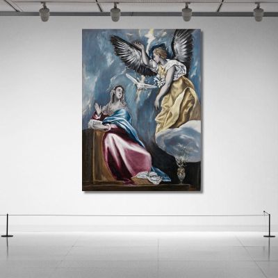 The Annunciation 2 El Greco (Domenikos Theotokopoulos) egr54 canvas print 