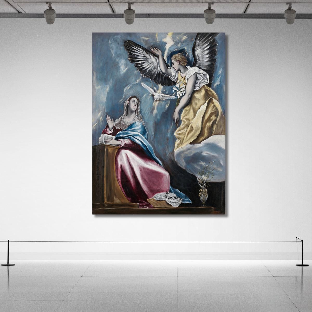 The Annunciation 2 El Greco (Domenikos Theotokopoulos) egr54 canvas print 
