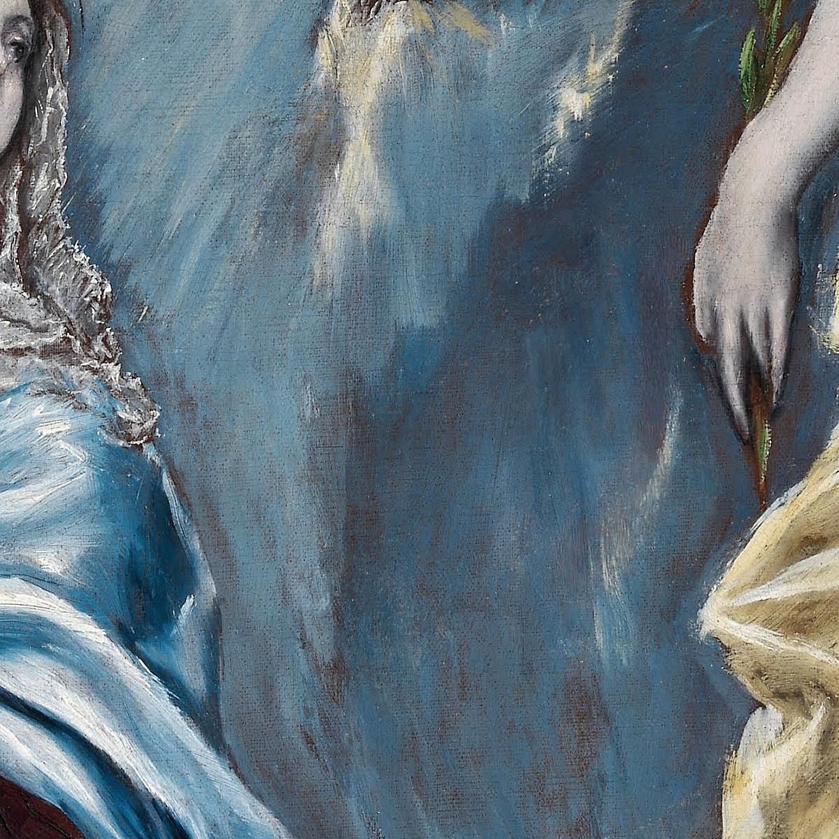 The Annunciation 2 El Greco (Domenikos Theotokopoulos) egr54 canvas print