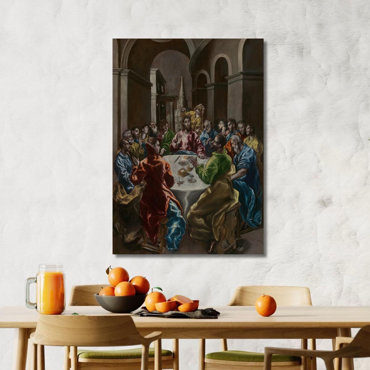 The Feast In The House Of Simon El Greco (Domenikos Theotokopoulos) egr59 canvas print 