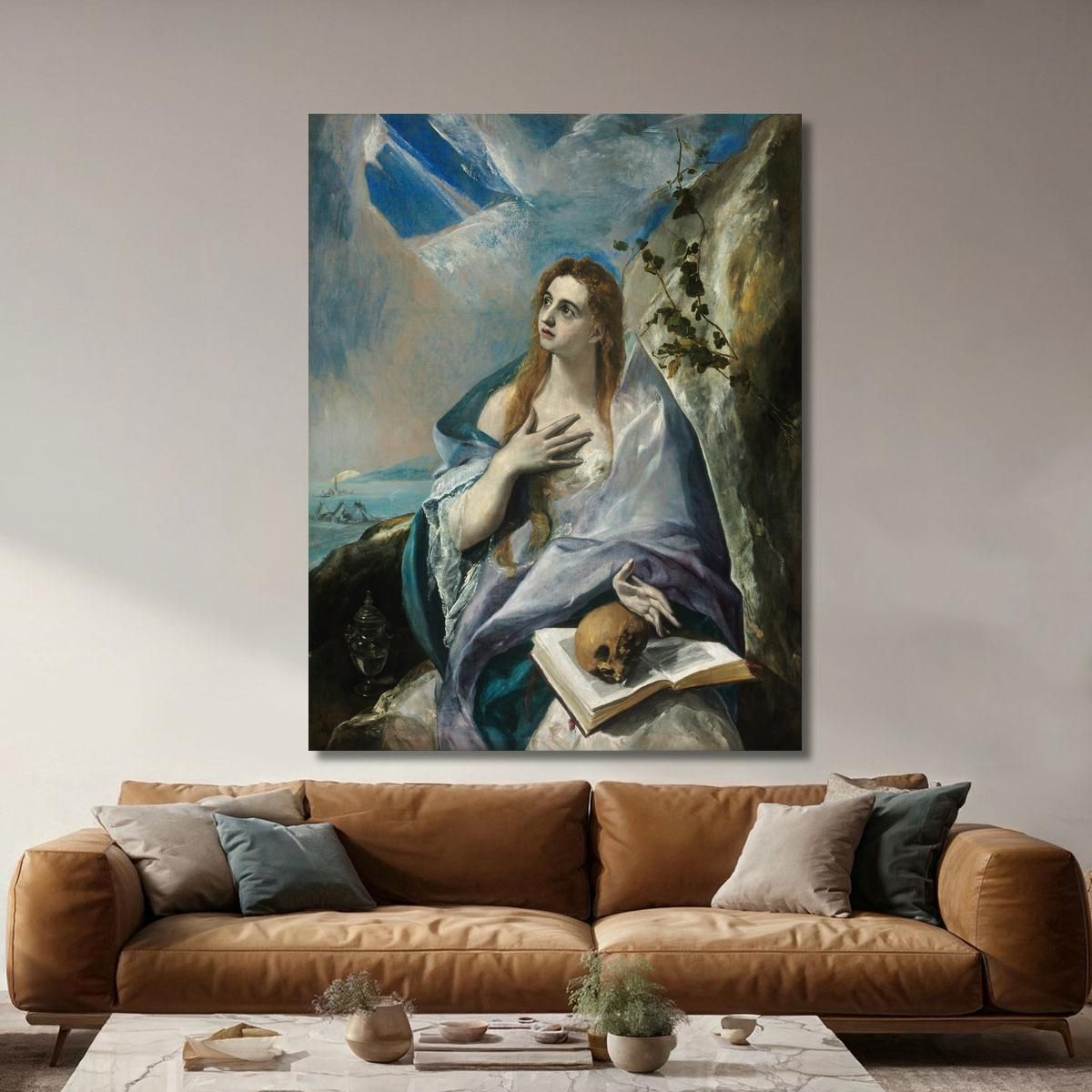 The Penitent Magdalene El Greco (Domenikos Theotokopoulos) egr62 canvas print 