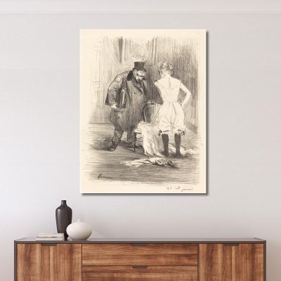 A Seizure Jean-Louis Forain jfr2 canvas print 