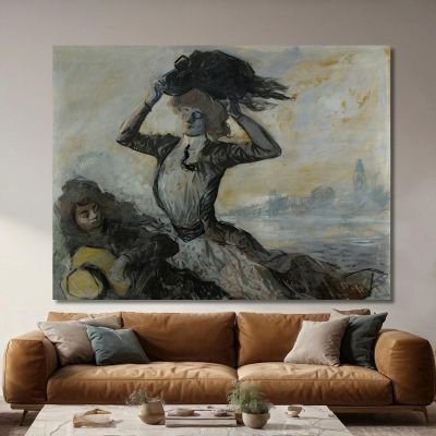 Departure The Gust Of Wind Jean-Louis Forain jfr23 canvas print 