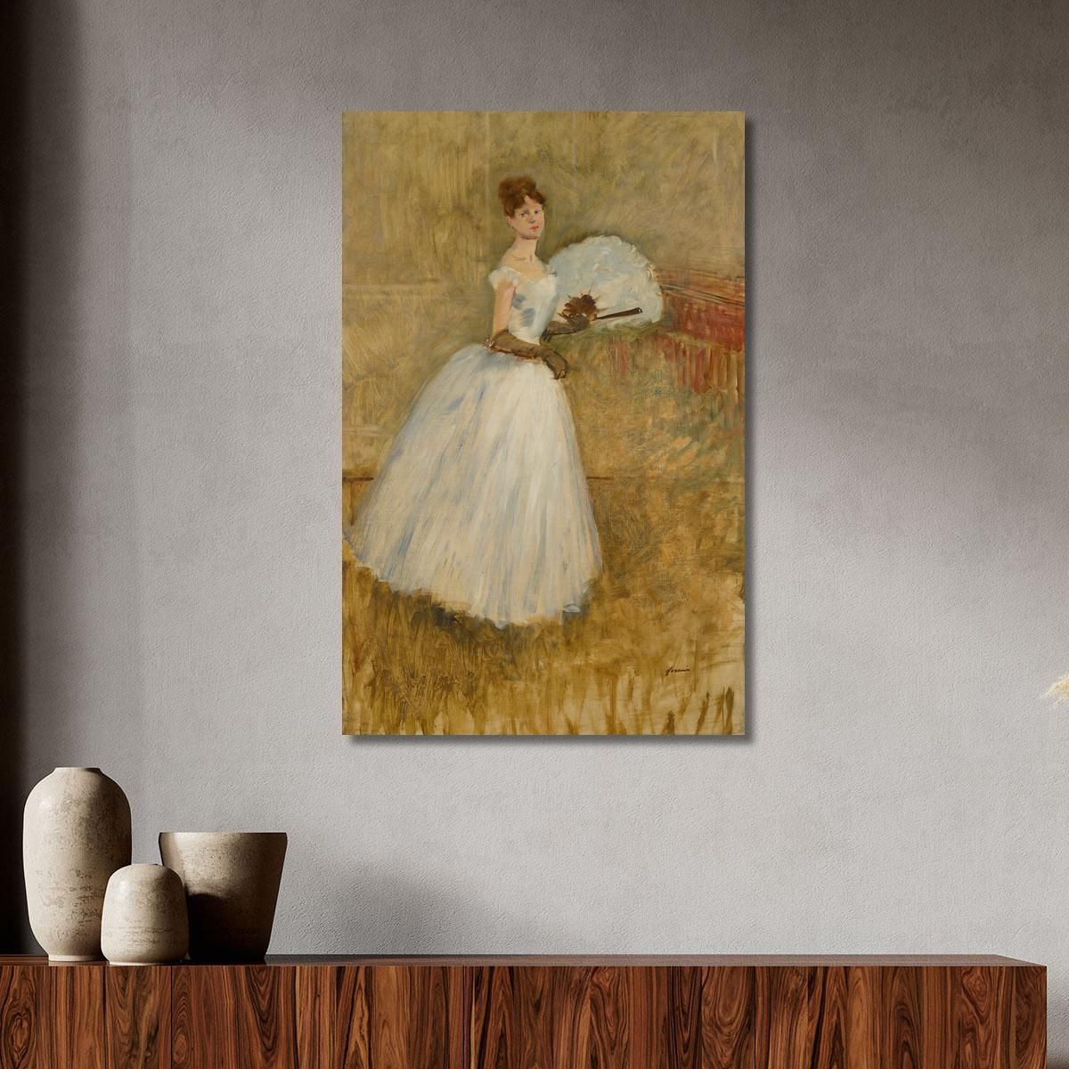 Isa Tyde The Beautiful Irishwoman Jean-Louis Forain jfr31 canvas print 