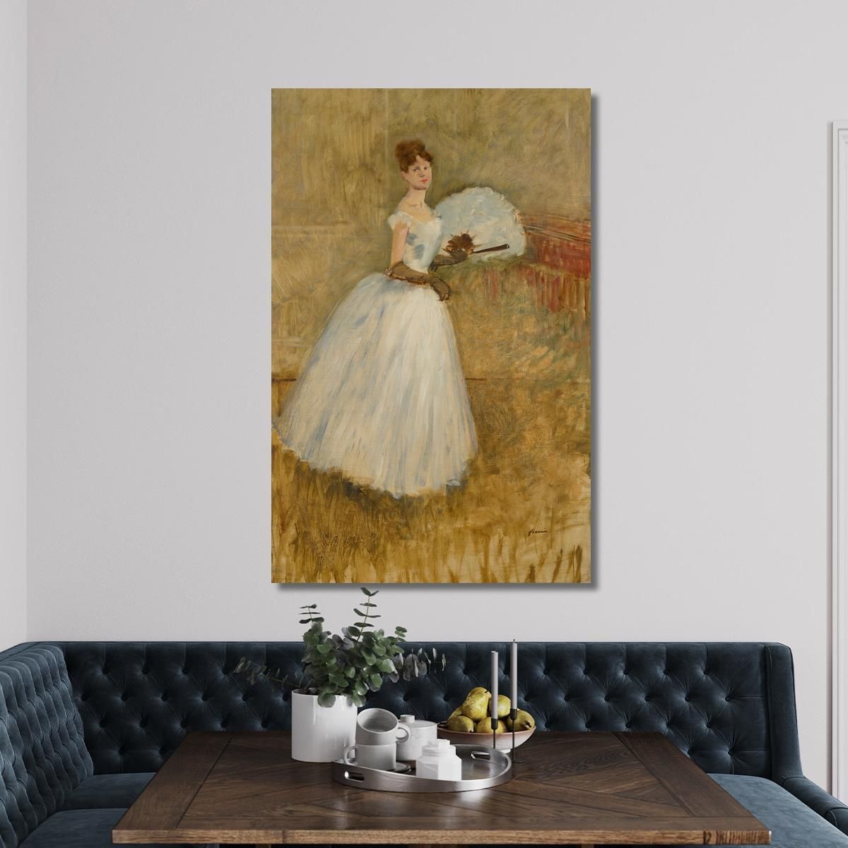 Isa Tyde The Beautiful Irishwoman Jean-Louis Forain jfr31 canvas print 