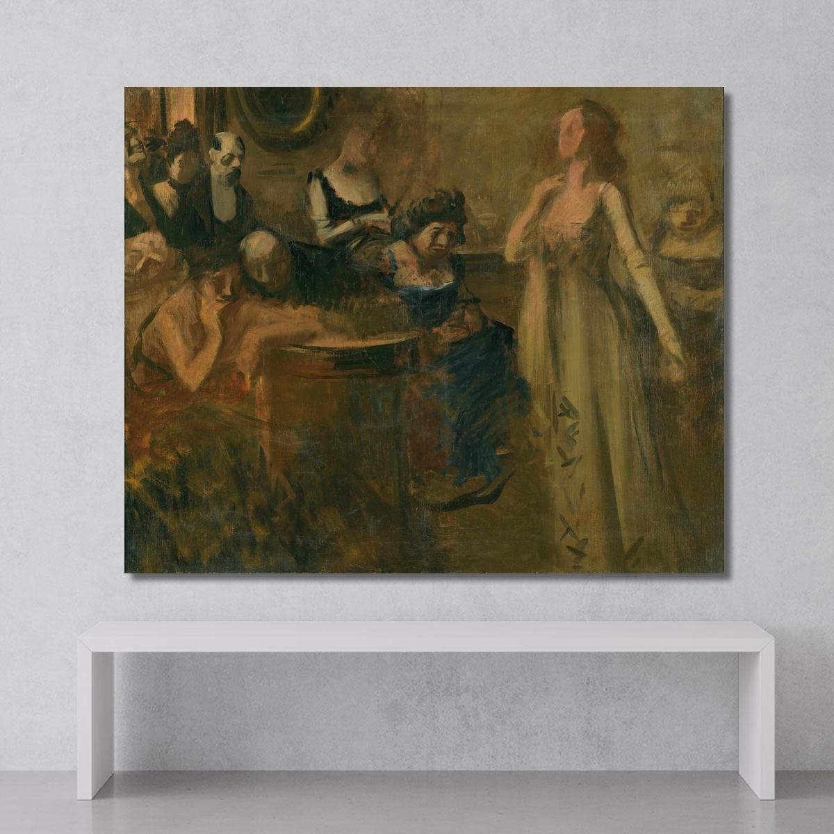The Recital Jean-Louis Forain jfr35 canvas print 