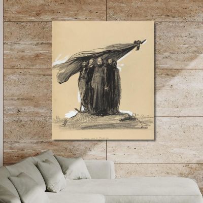 Union Under The Flag Jean-Louis Forain jfr37 canvas print 