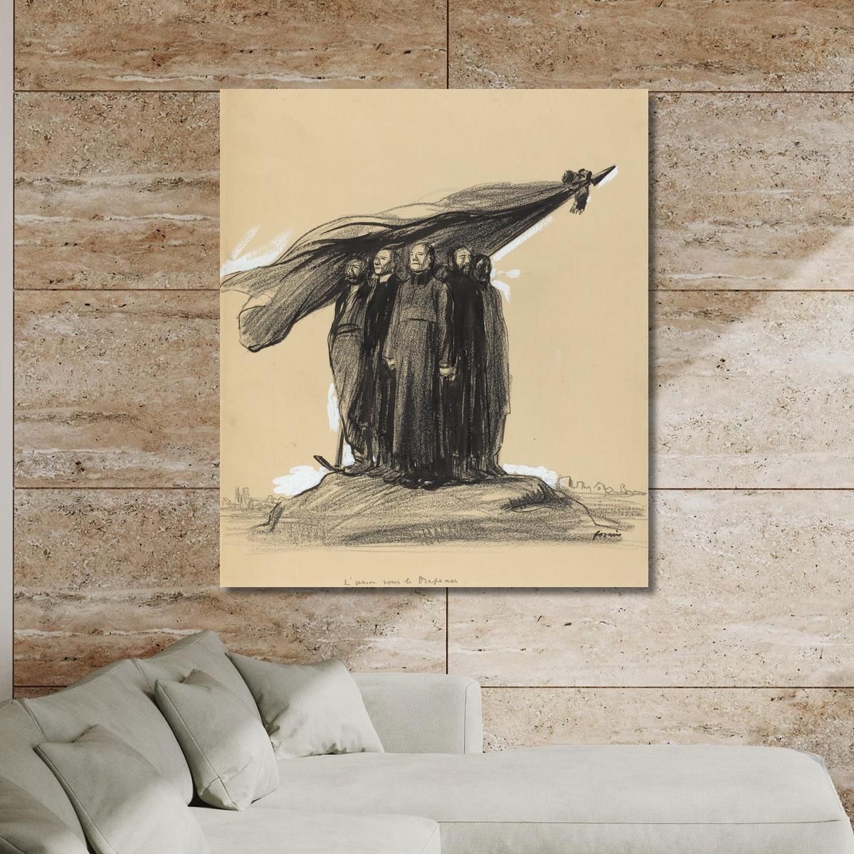 Union Under The Flag Jean-Louis Forain jfr37 canvas print 