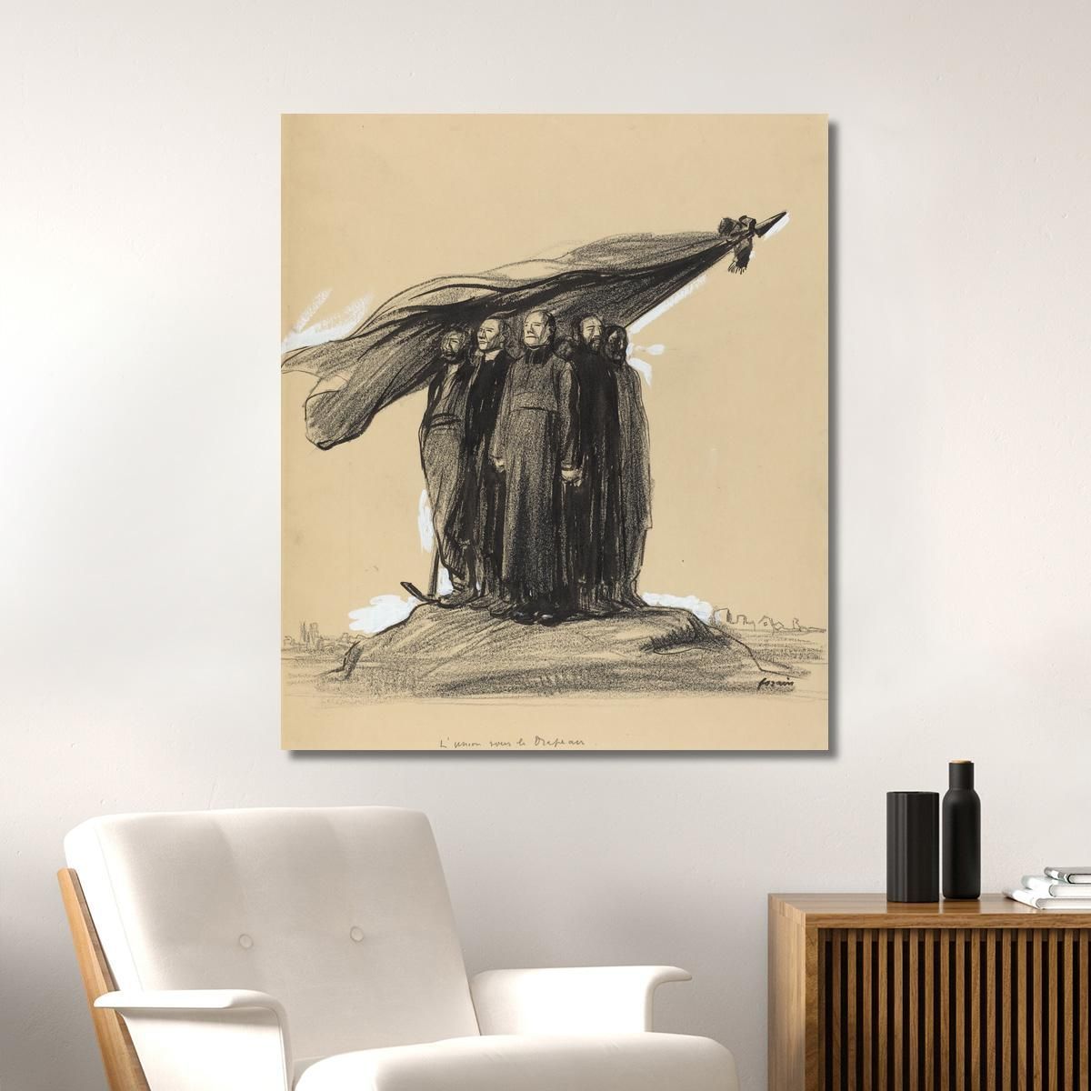 Union Under The Flag Jean-Louis Forain jfr37 canvas print 