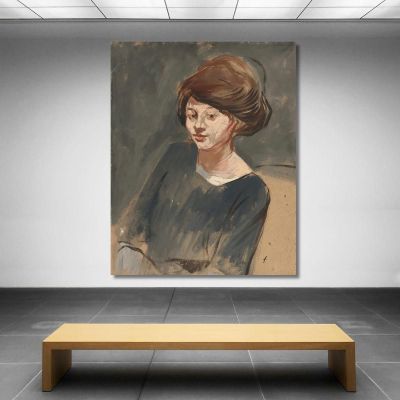 Portrait Of A Woman Jean-Louis Forain jfr42 canvas print 