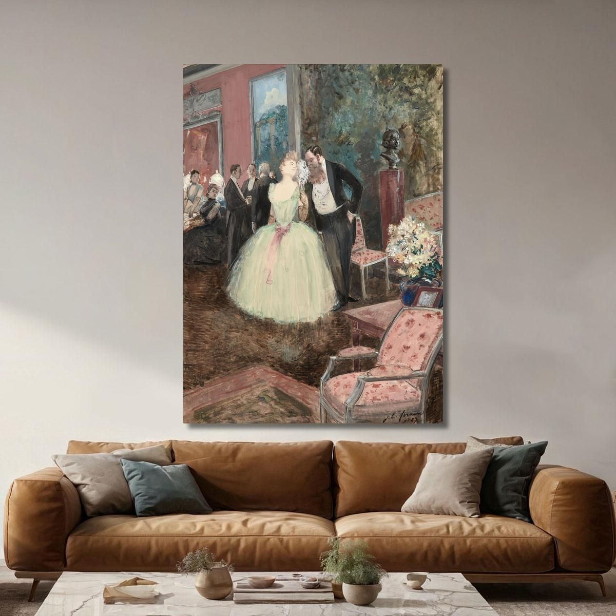 Ballroom Scene Jean-Louis Forain jfr44 canvas print 