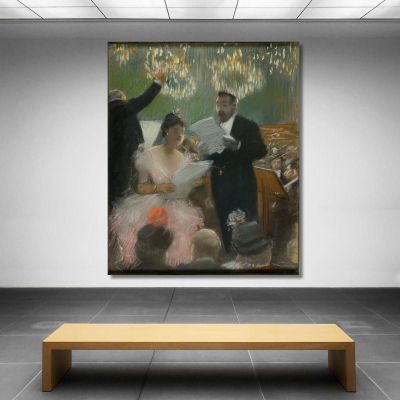 The Orchestra Jean-Louis Forain jfr52 canvas print 