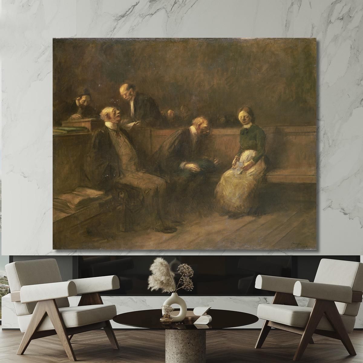 The Petition Jean-Louis Forain jfr53 canvas print 