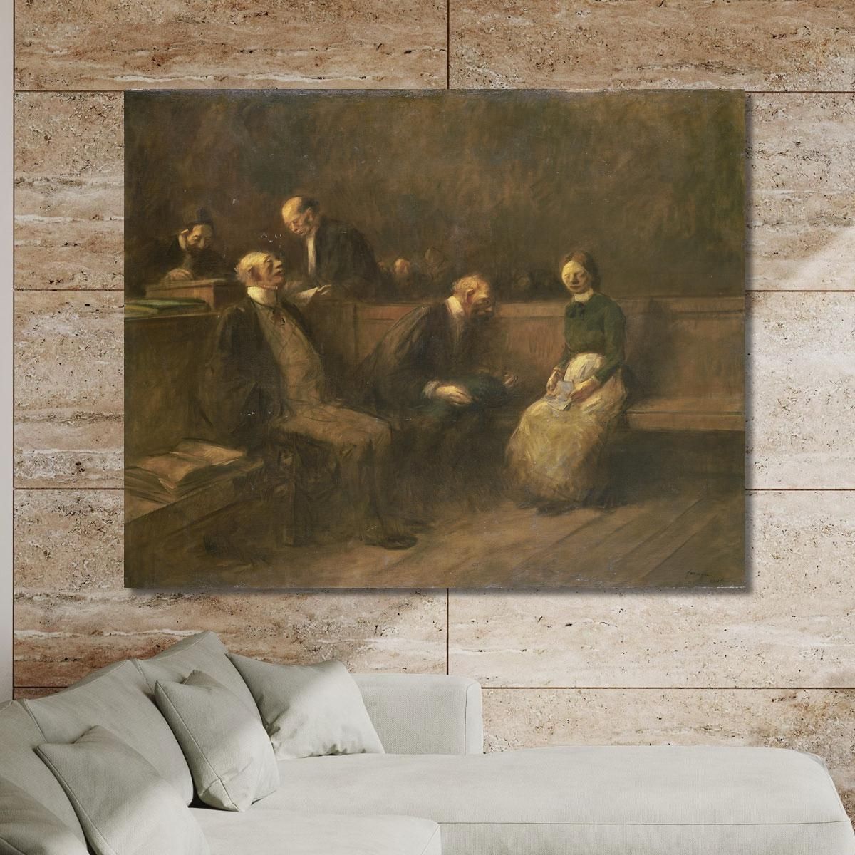The Petition Jean-Louis Forain jfr53 canvas print 