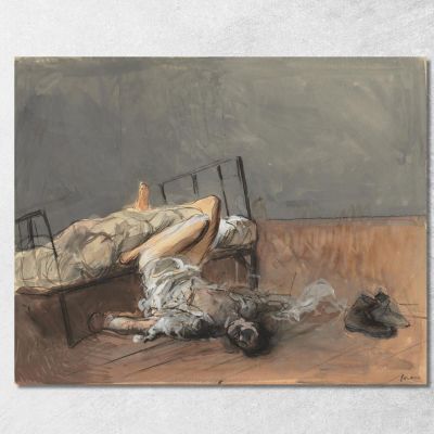 The Suicide Jean-Louis Forain jfr57 canvas print 