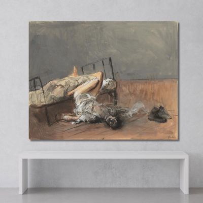 The Suicide Jean-Louis Forain jfr57 canvas print 