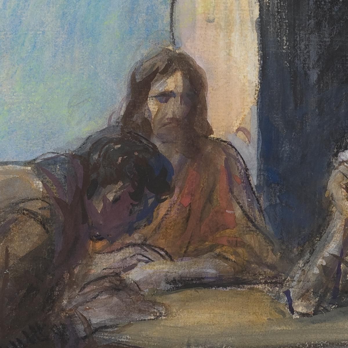 The Supper At Emmaus Jean-Louis Forain jfr58 canvas print