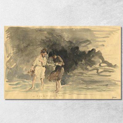 There Is Corn In The Sea! Jean-Louis Forain jfr59 canvas print 