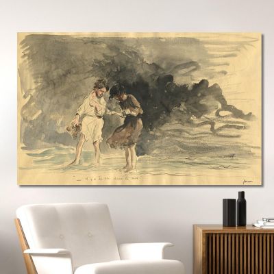 There Is Corn In The Sea! Jean-Louis Forain jfr59 canvas print 